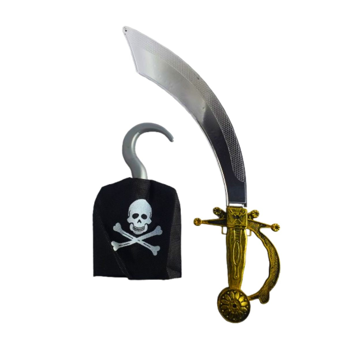 Kit Pirata Fantasia Cosplay Espada E Chapéu Guerreiro Kit Pirata Fantasia Cosplay Espada E Chapéu Guerreiro